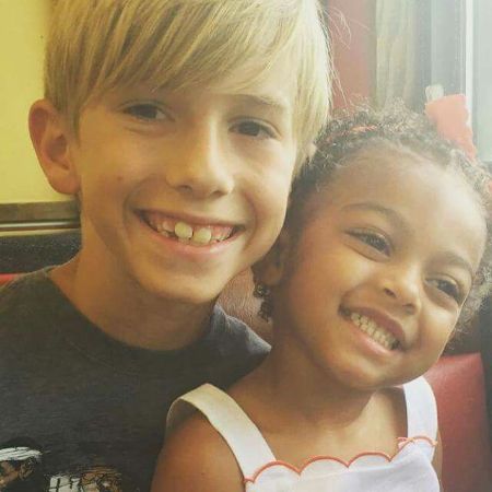 Grayson Chrisley with his niece, Chloe.